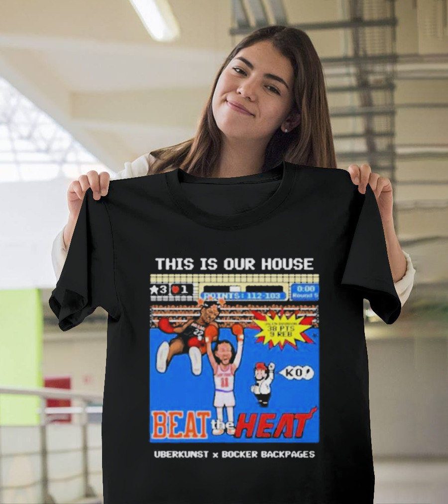 This Is Our House Beat The Heat 38 PTS Uberkunst X Bocker Backpages KO T-Shirt