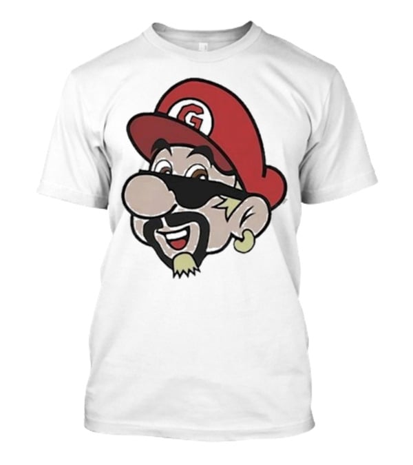 Super Fierio G Mustache Cap T-Shirt