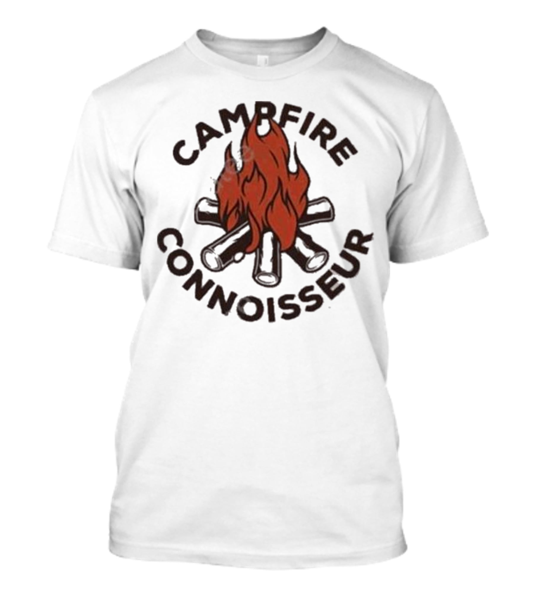 Great Lakes Proud Campfire Connoisseur Firewood And Flames T-Shirt