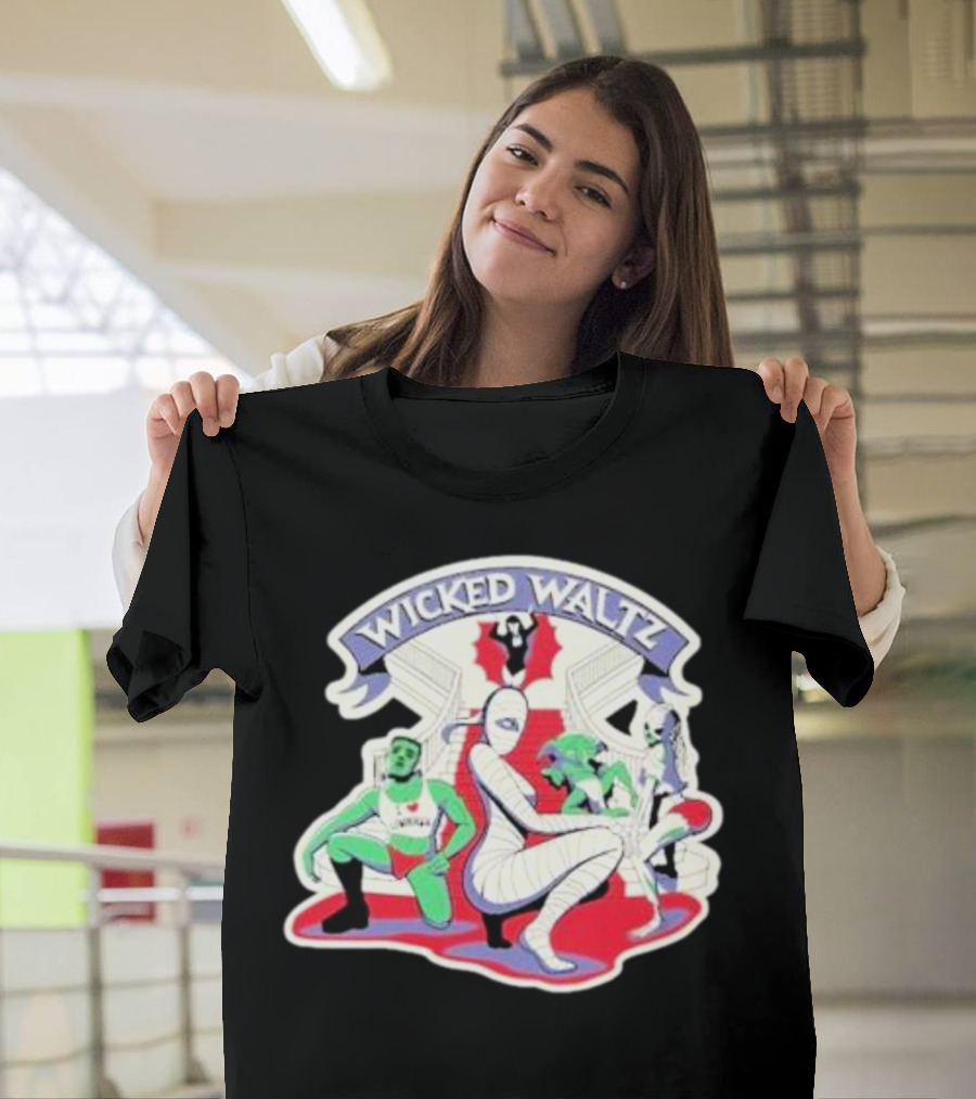Wicked Waltz Lewberger Monster Characters On Red Carpet T-Shirt