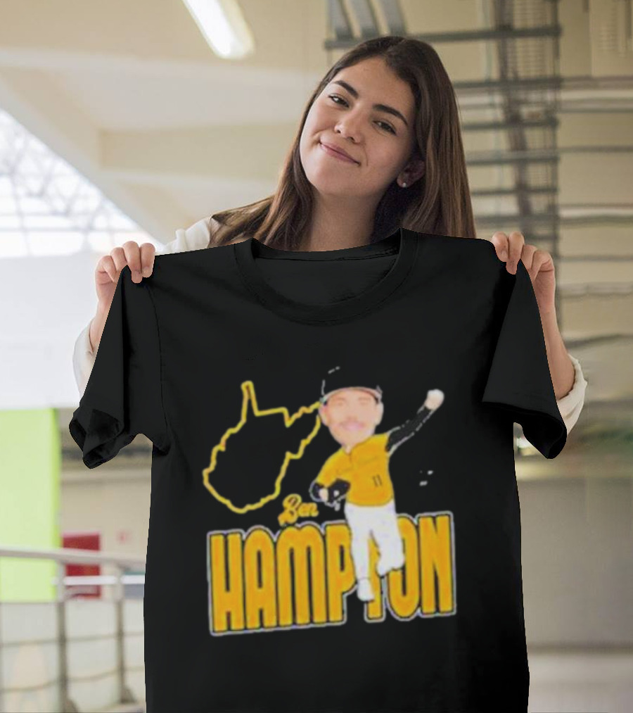 Ben Hampton West Virginia Baseball 11 Fan T-Shirt