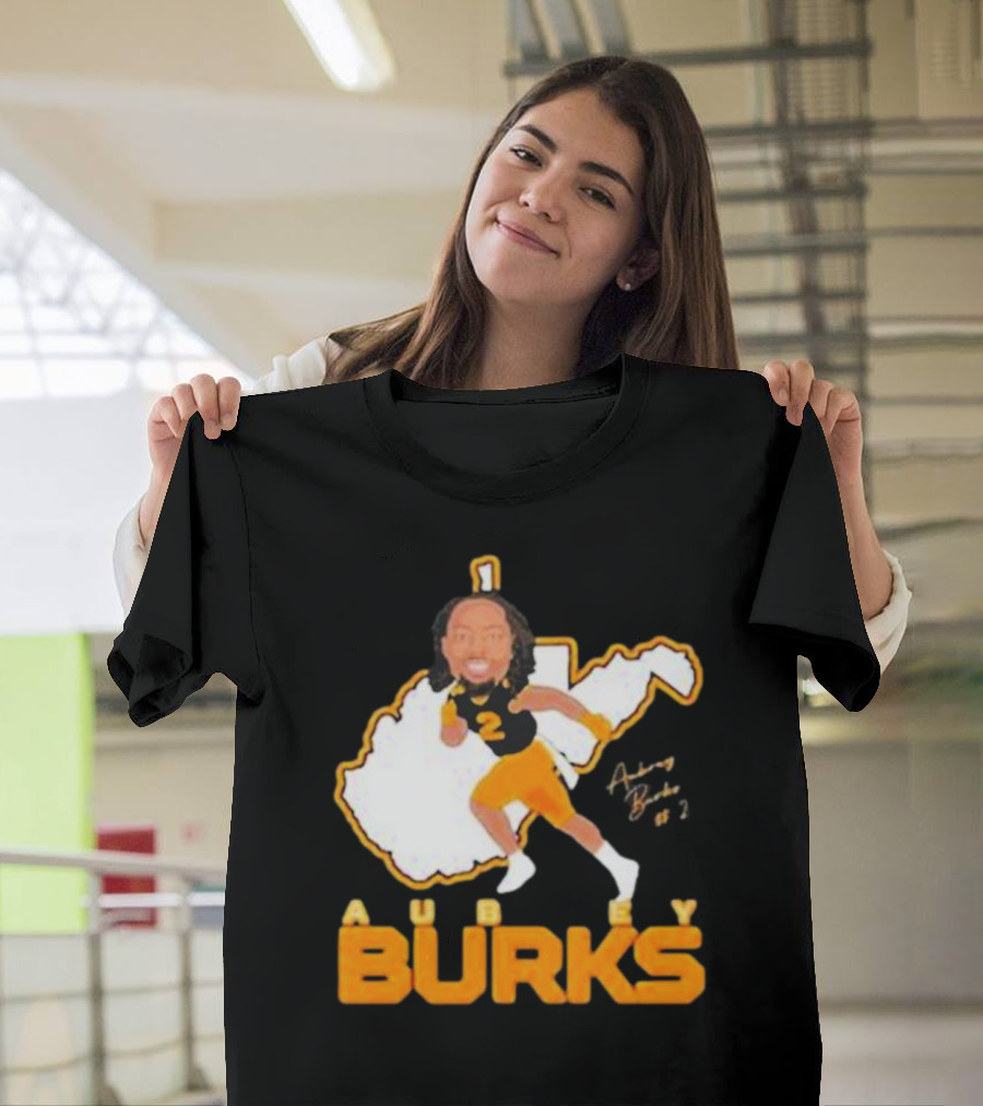 Aubrey Burks Fan 1 Football Player Art #2 T-Shirt
