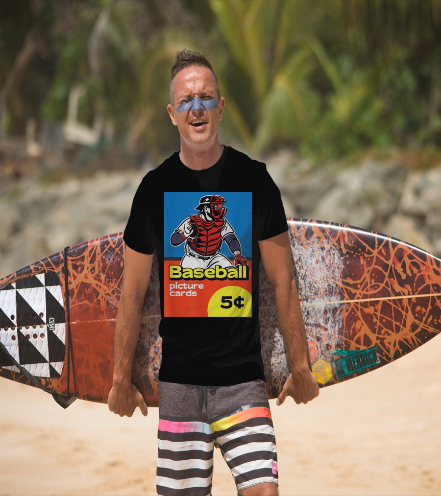 Baseball Picture Cards 5¢ Catcher T-Shirt