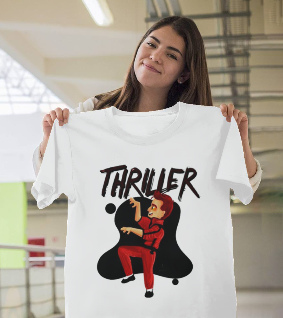 Crowley Thriller Cartoon Dance Good Omens T-Shirt