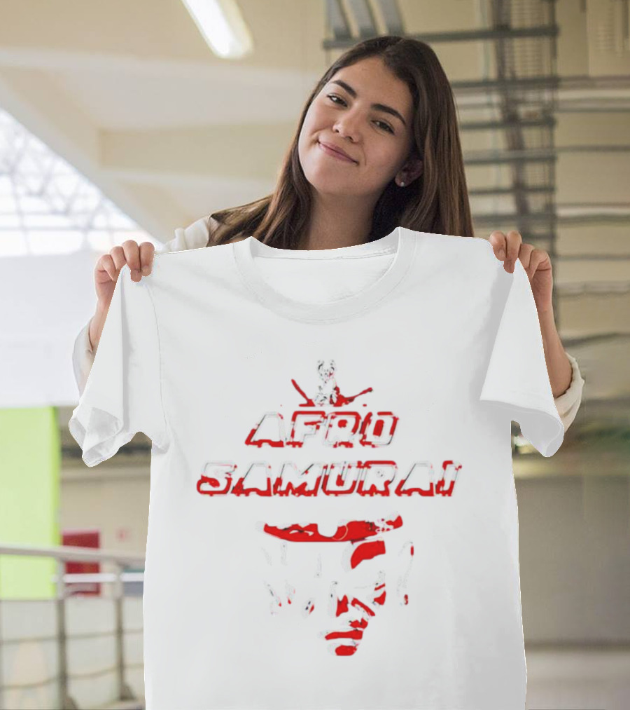 Afro Samurai Red Elements Face T-Shirt