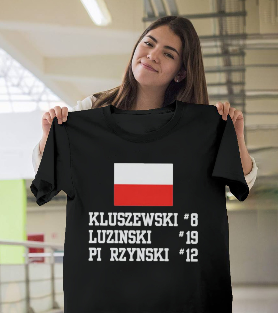 Kluszewski 8 Luzinski 19 Pierzynski 12 Polish Flag T-Shirt