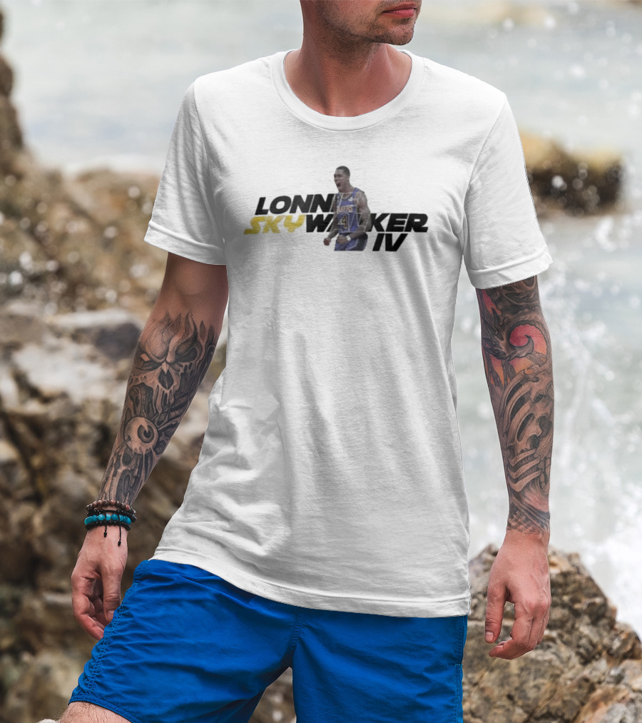 Lonnie Skywalker Walker IV Los Angeles Lakers NBA T-Shirt