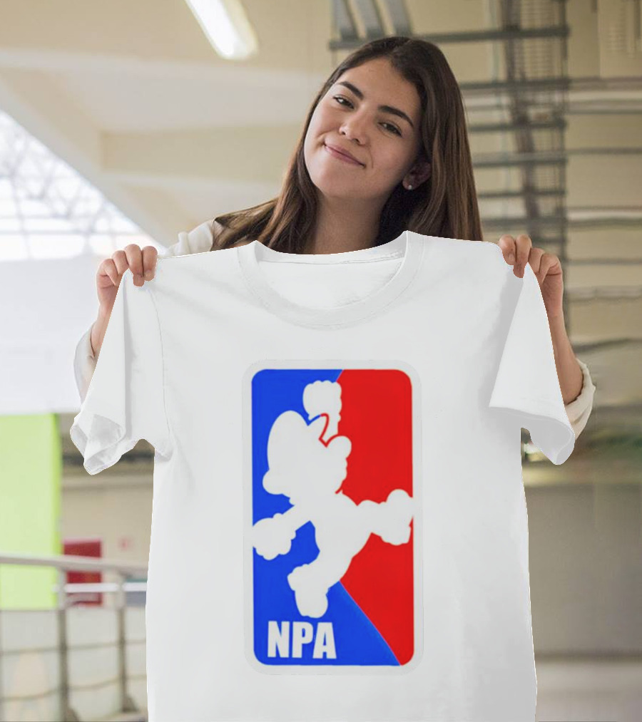 Mario NPA National Plumber Association NBA T-Shirt