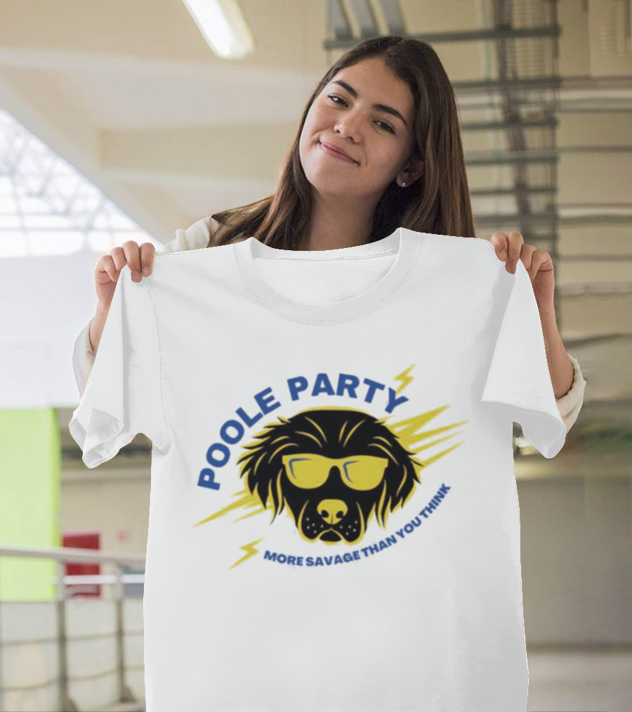 POOLE PARTY More Savage Than You Think Jordan Poole Basketball T-Shirt