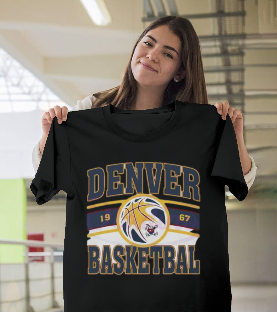 Denver Nugget 1967 Basketball Team T-Shirt