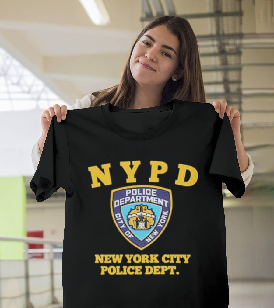 NYPD Police Department City of New York Badge New York City Police Dept T-Shirt