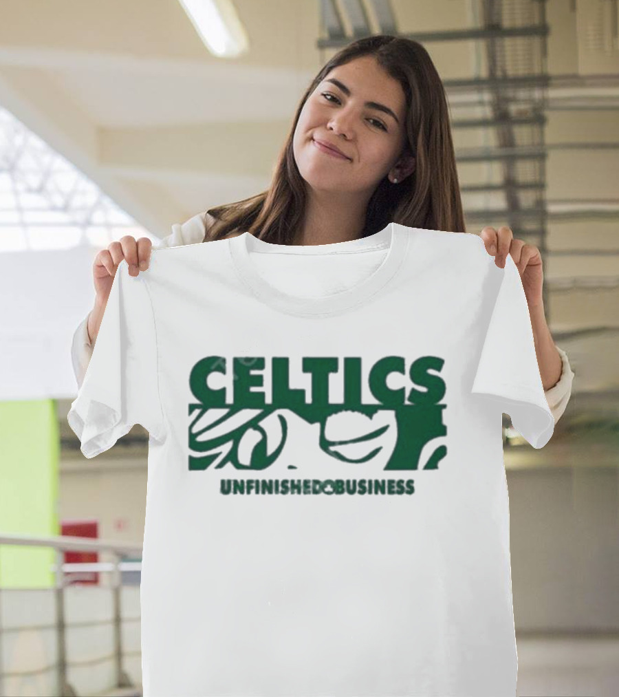 Celtics Unfinished Business Iconic Green T-Shirt