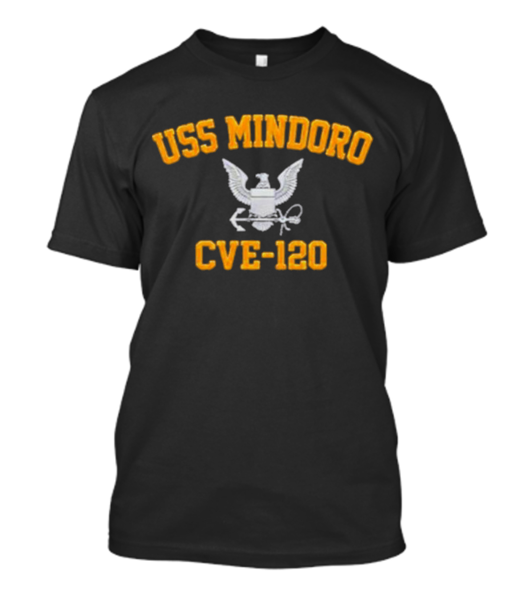 USS Mindoro CVE-120 Eagle And Anchor Emblem T-Shirt