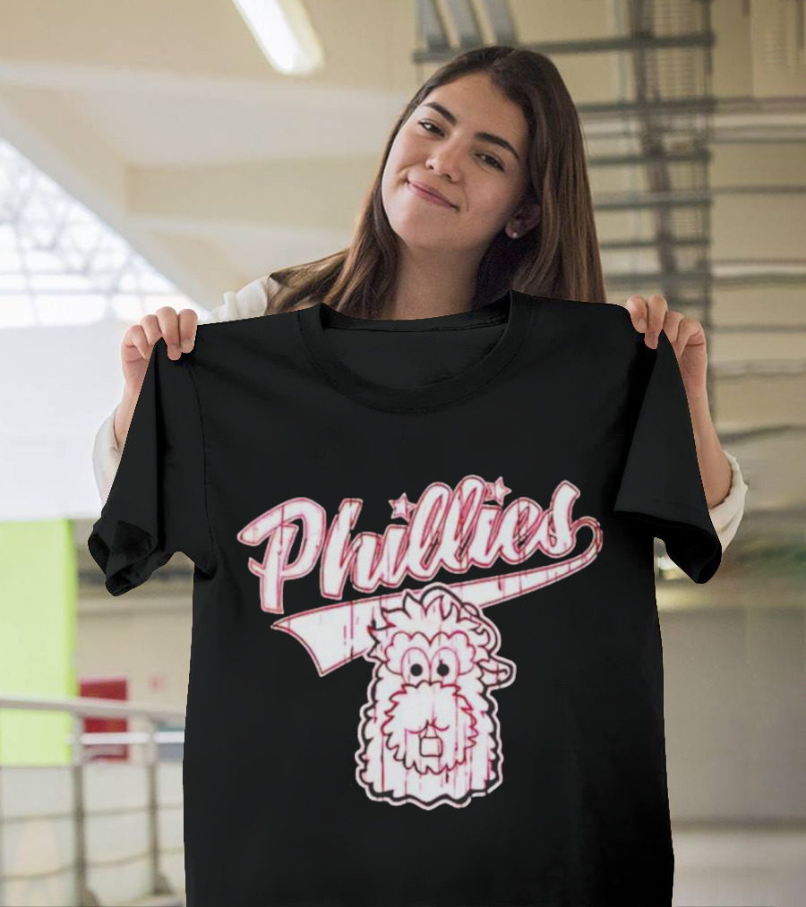 Phillies Phanatic Cartoon Head T-Shirt