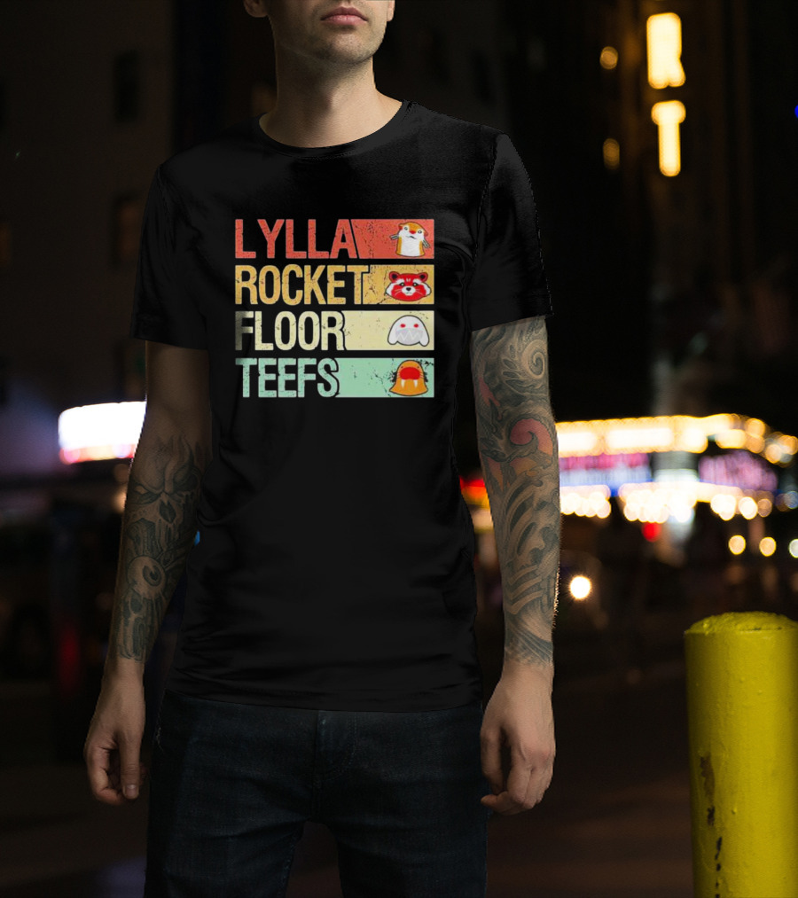Lylla Rocket Floor Teefs Guardians Icons T-Shirt
