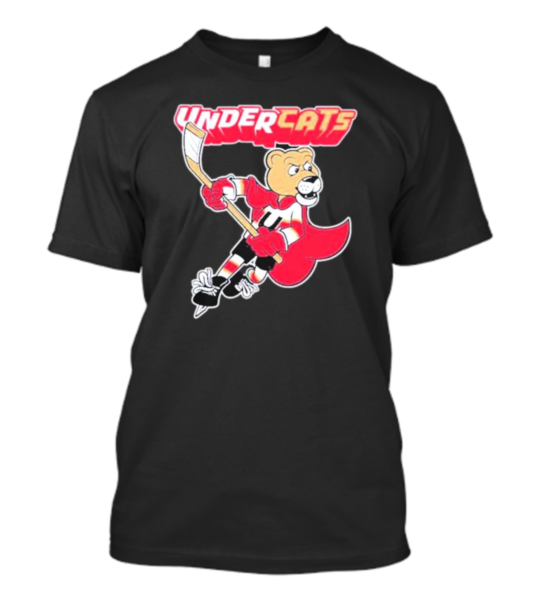 Undercats Florida Panthers Cartoon Hockey Character T-Shirt