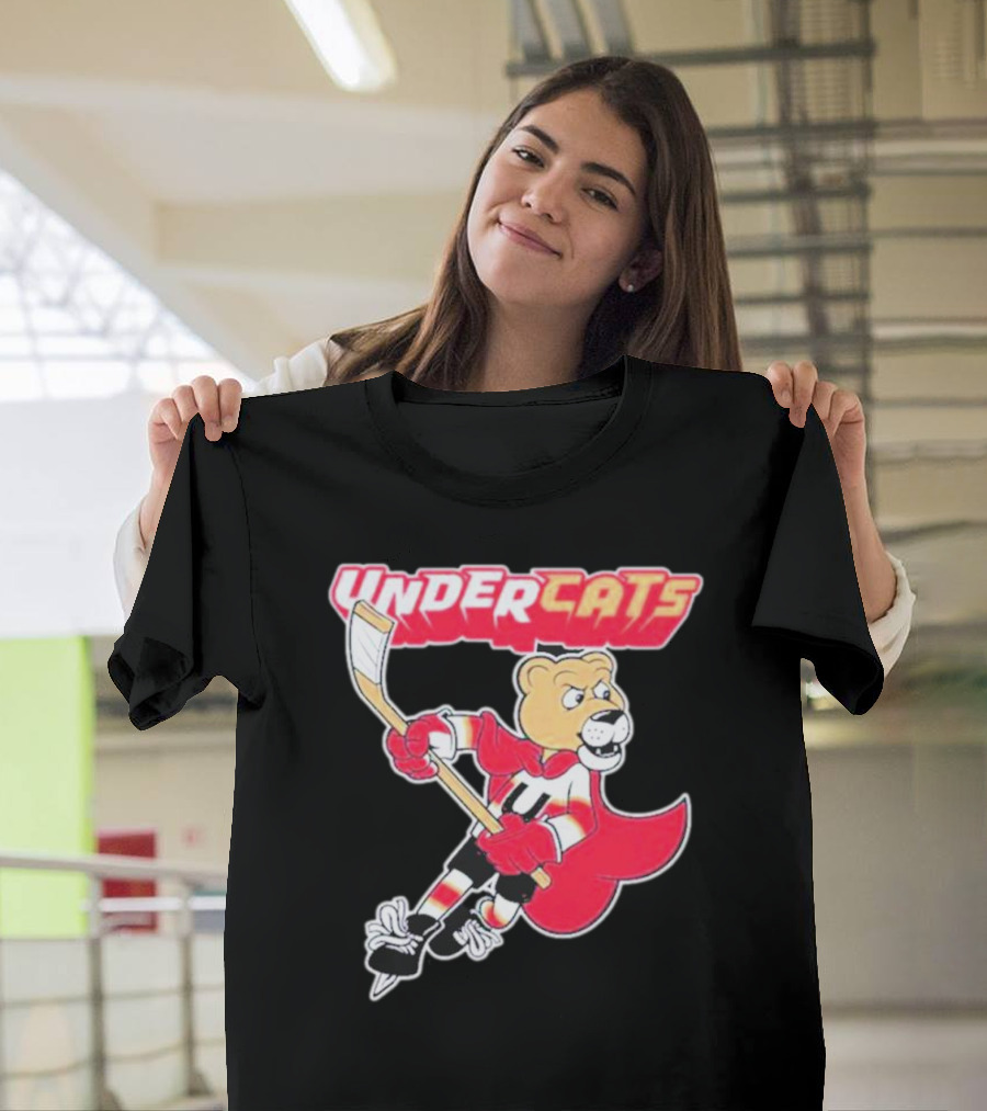 Undercats Florida Panthers Cartoon Hockey Character T-Shirt