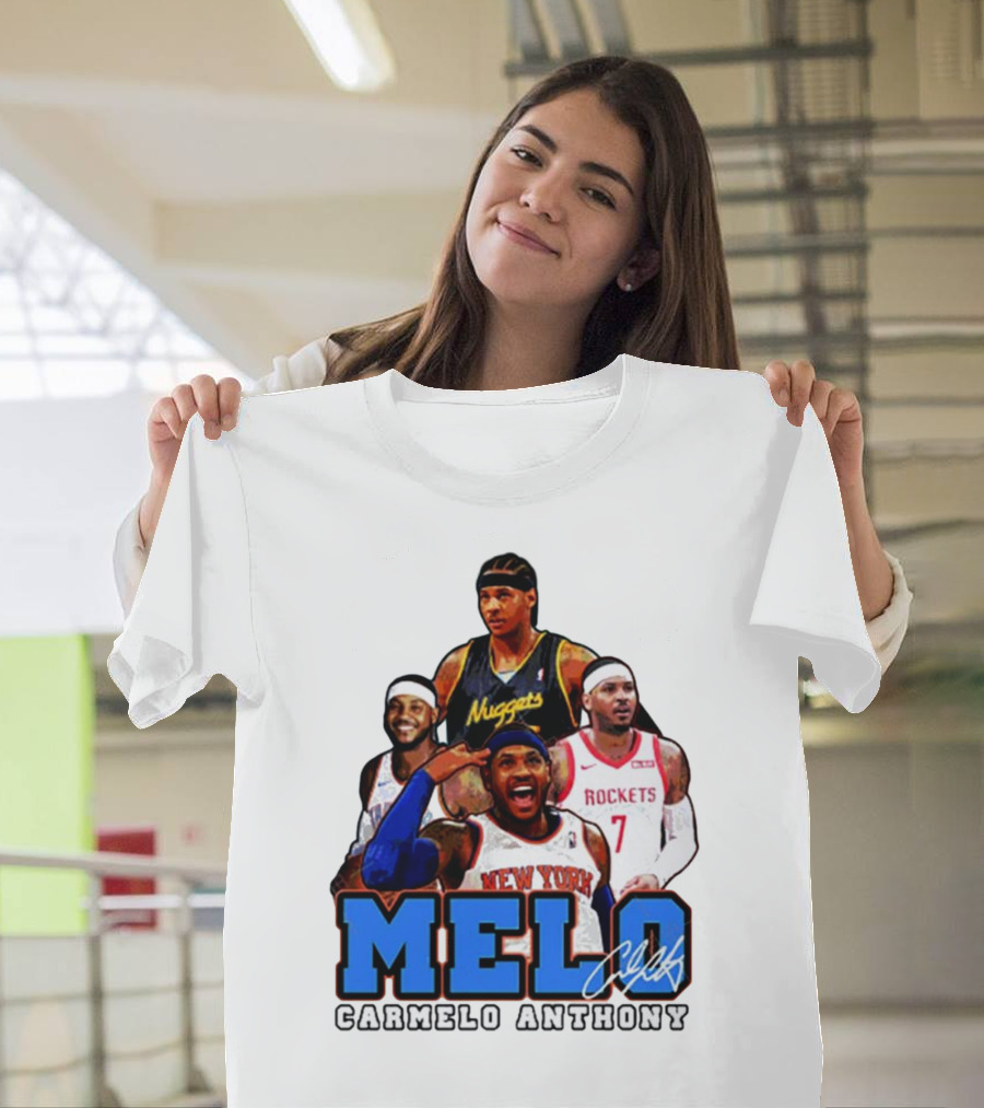 Carmelo Anthony Melo NYC New York Knicks Basketball KnicksTape T-Shirt