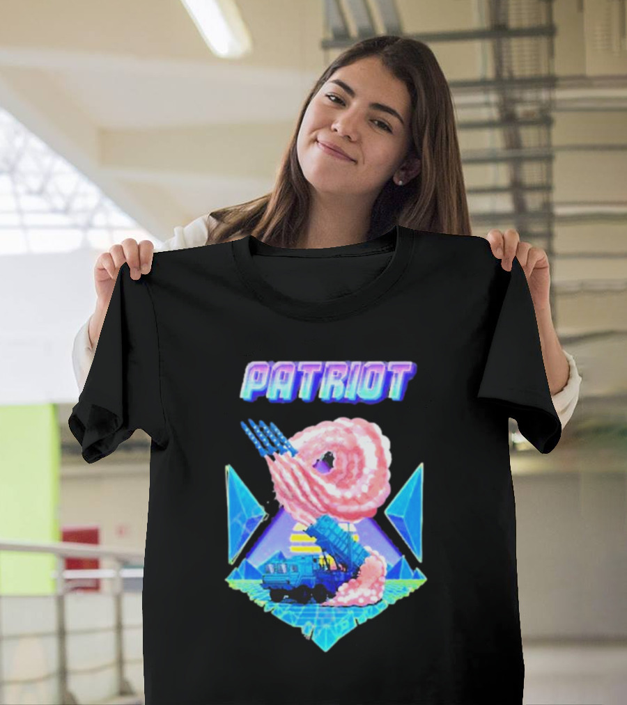 Saint Javelin Patriot Missile Truck Vaporwave Xeon 90s Aesthetic T-Shirt