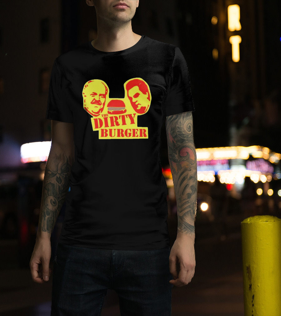 THE DIRTY BURGER Faces And Burger T-Shirt