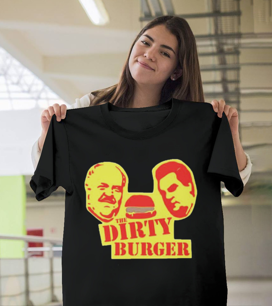 THE DIRTY BURGER Faces And Burger T-Shirt