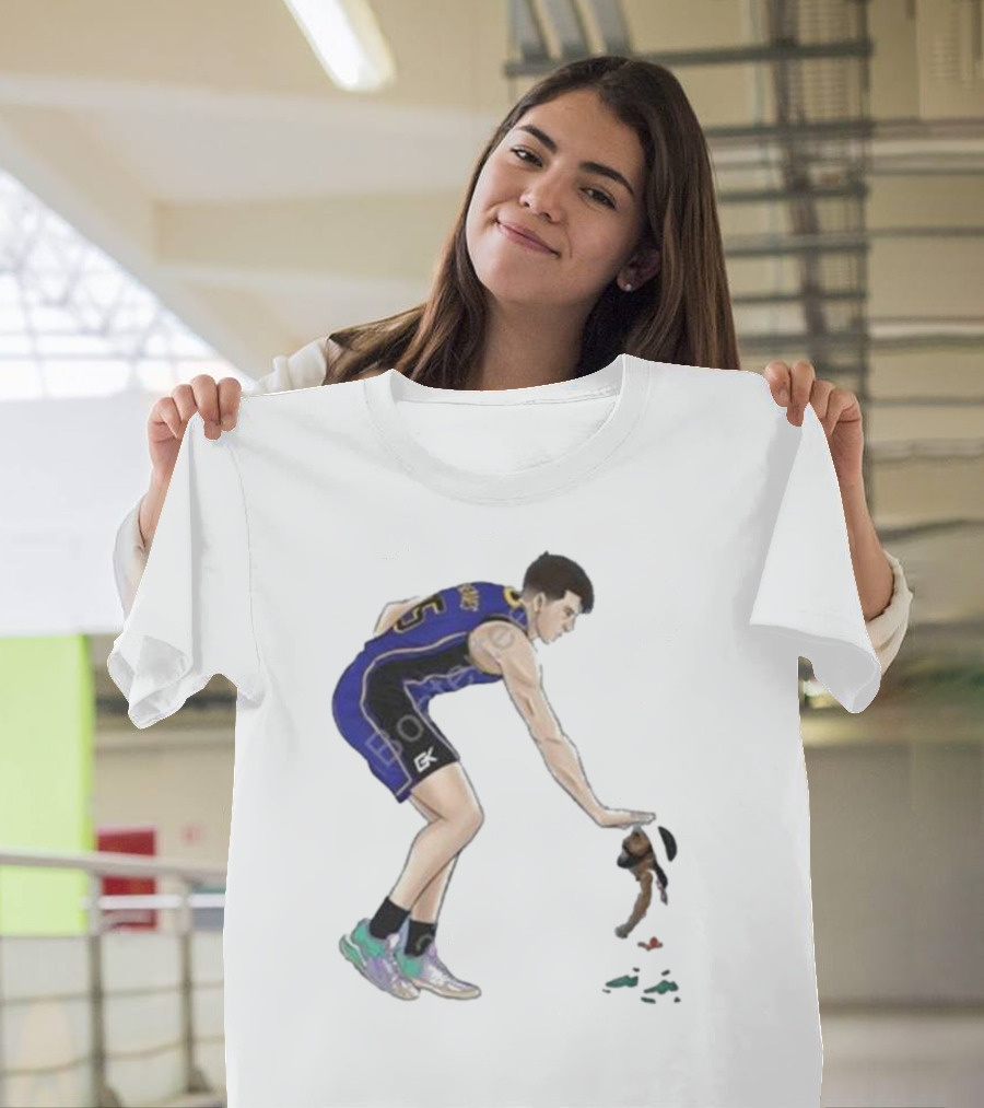 Austin Reaves Too Small NBA Gesture Basketball Play T-Shirt