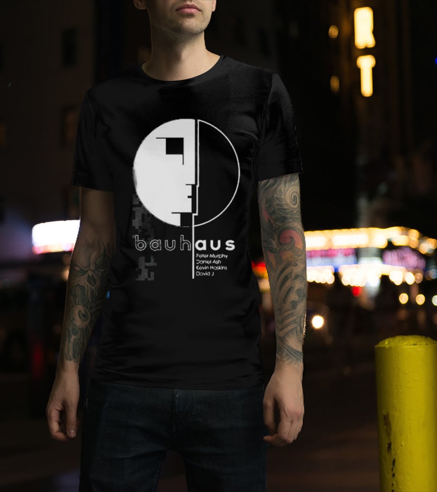 Bauhaus Band Peter Murphy Daniel Ash Kevin Haskins David J T-Shirt