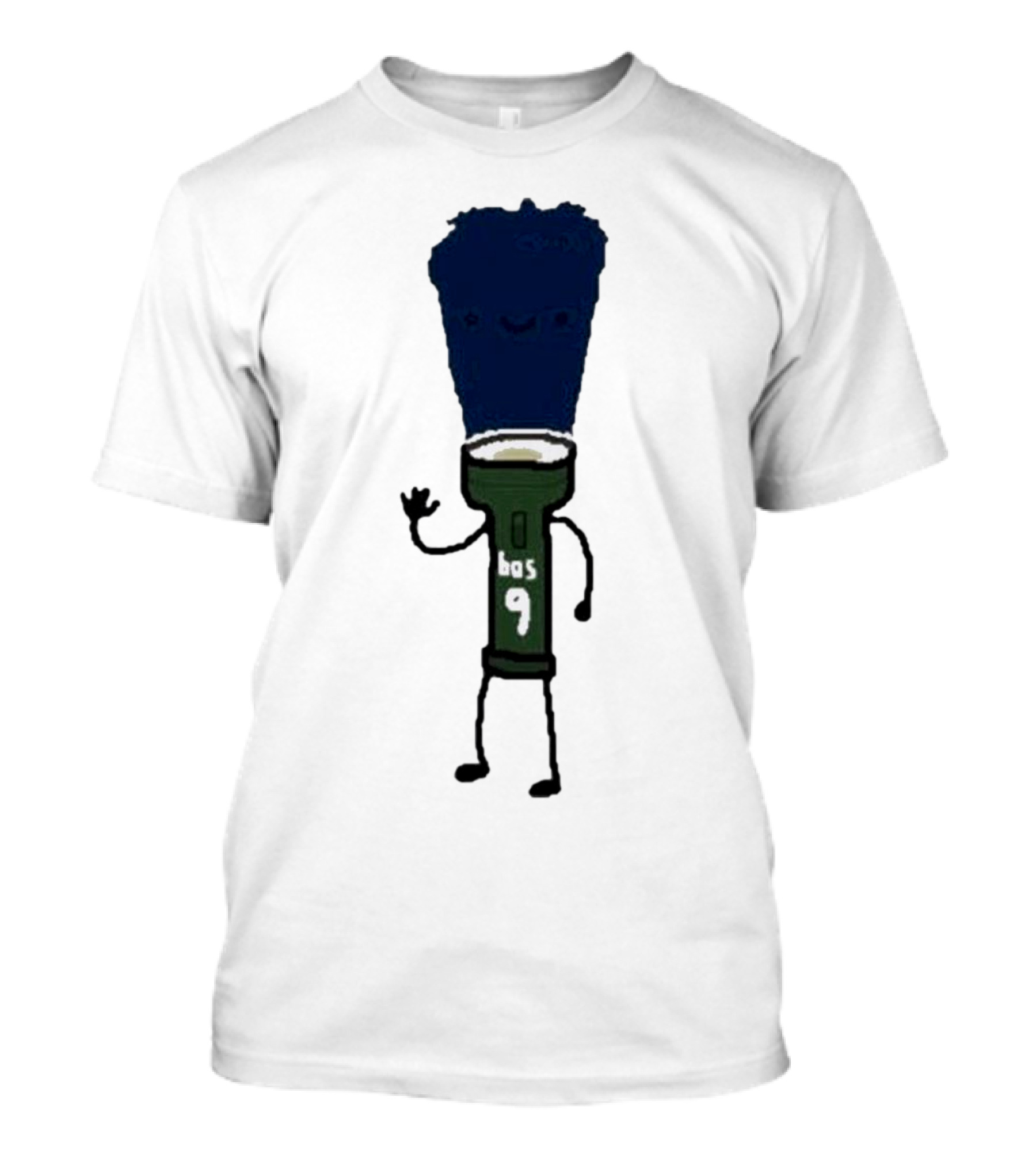 Derrick Light Boston 9 Flashlight Character T-Shirt