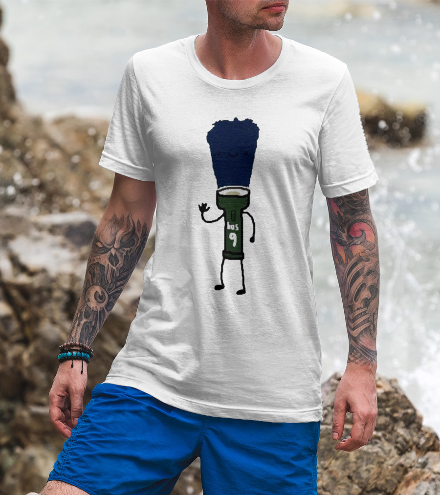 Derrick Light Boston 9 Flashlight Character T-Shirt