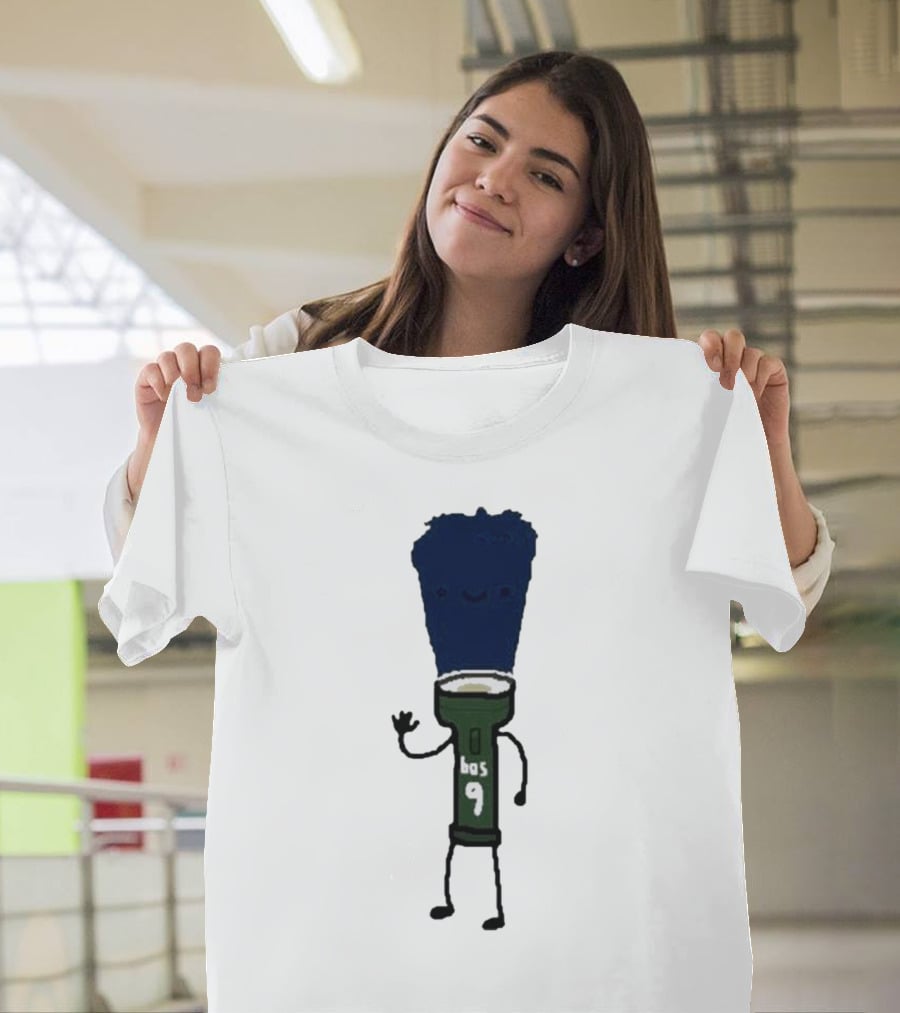 Derrick Light Boston 9 Flashlight Character T-Shirt