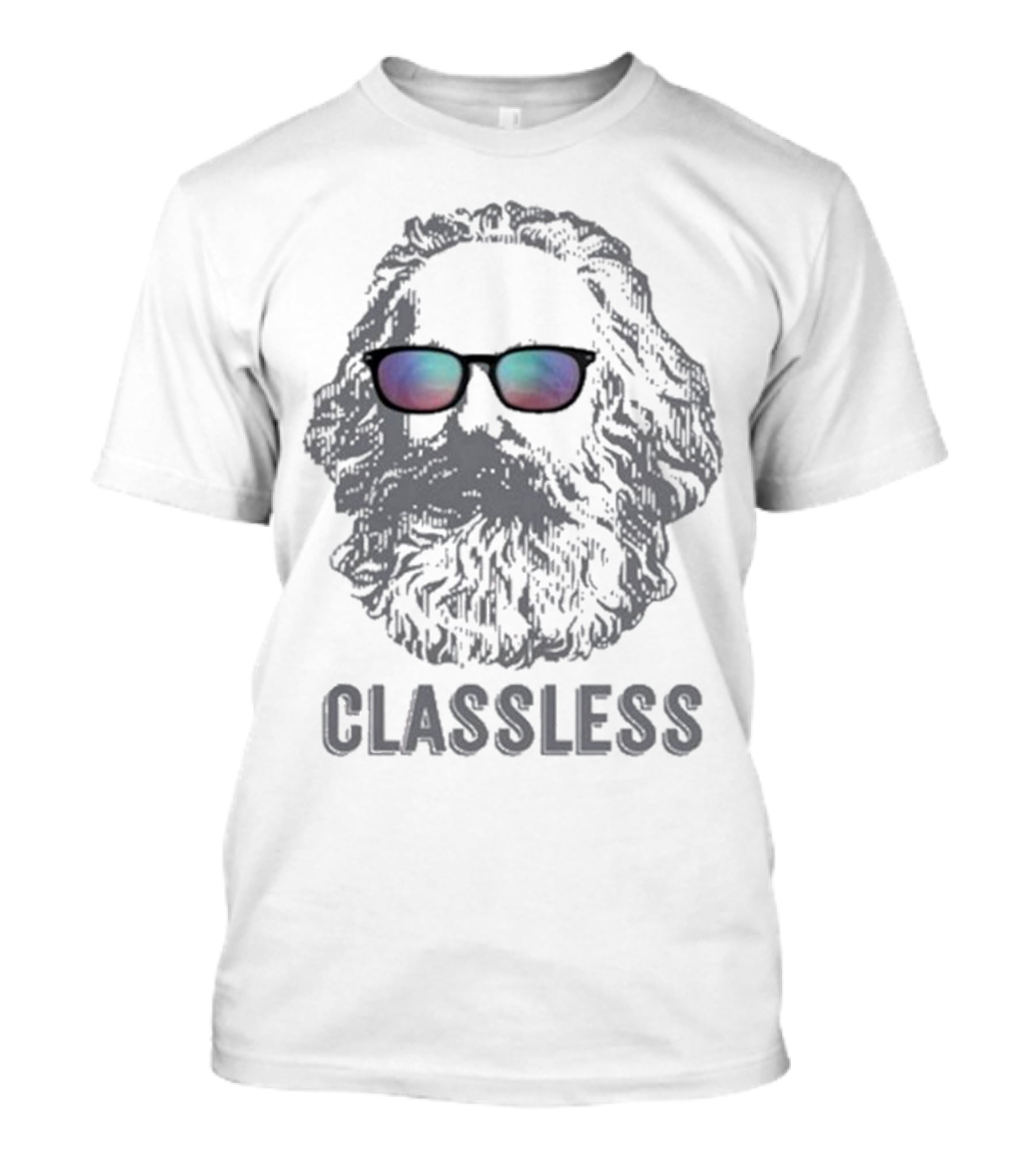 Karl Marx Classless Sunglasses T-Shirt
