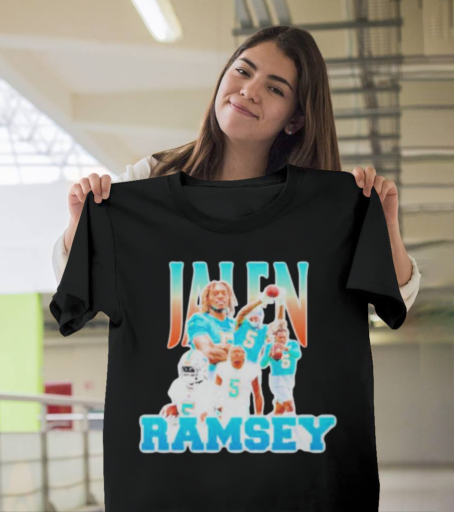 Jalen Ramsey Miami Dolphins Athlete Highlights T-Shirt