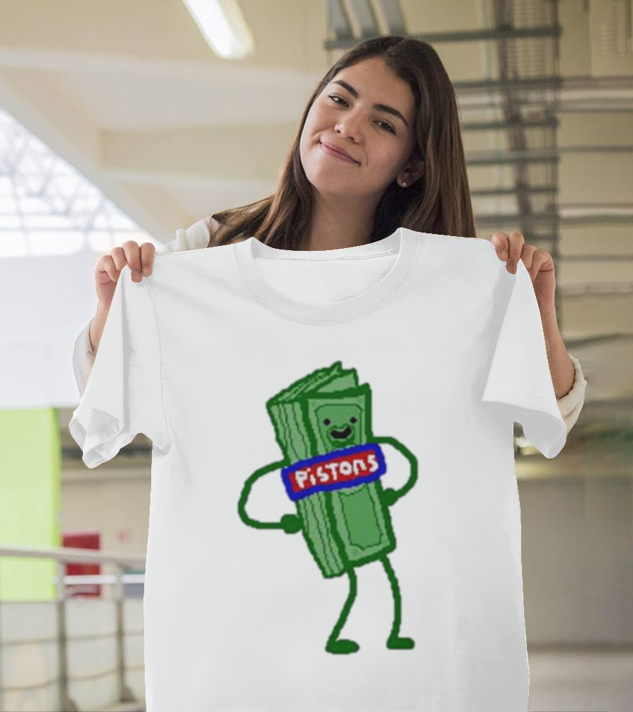 Monty Williams Pistons Money Mascot T-Shirt