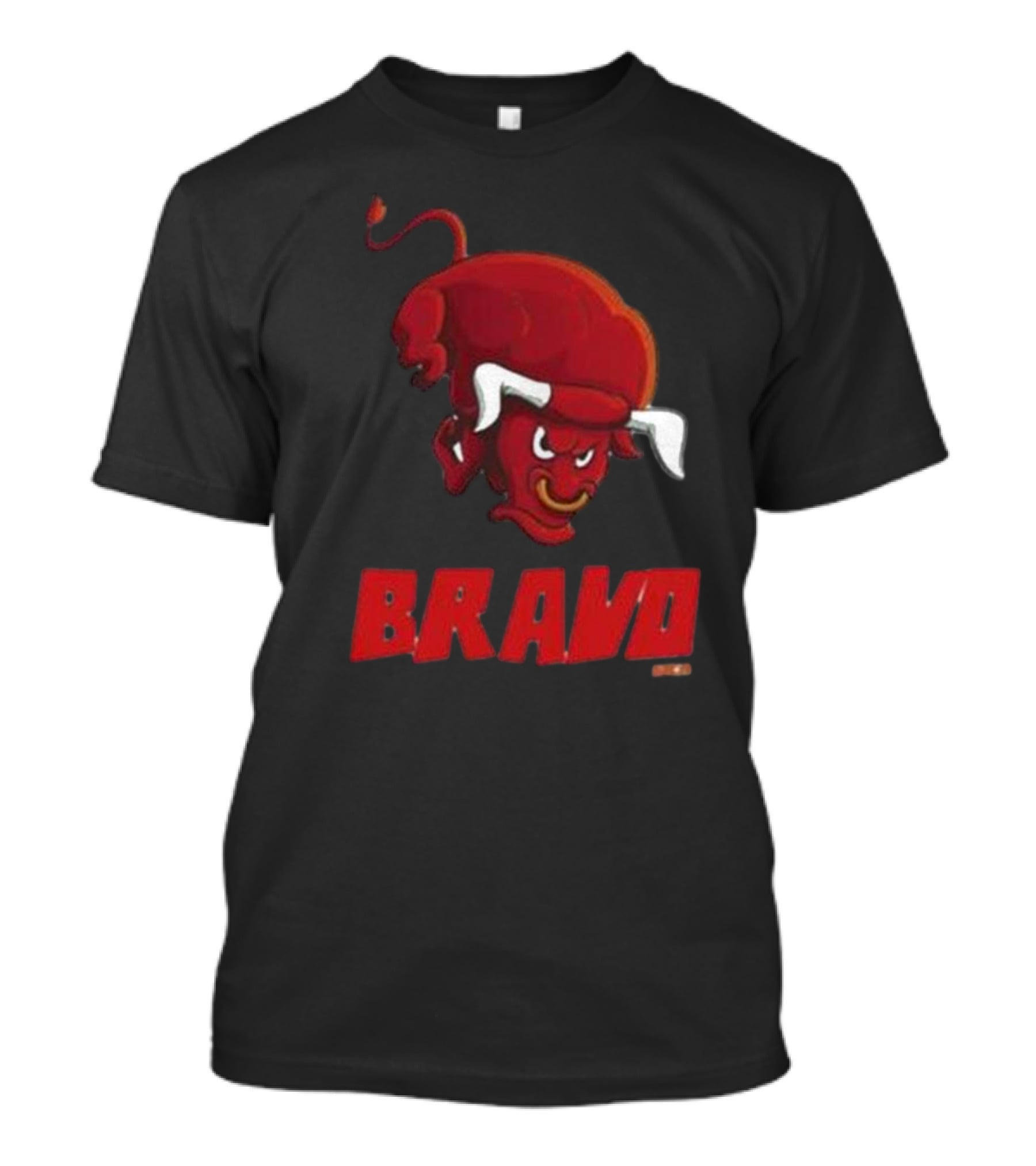 Bravo Red Bull Toro Bravo Charging Bull T-Shirt