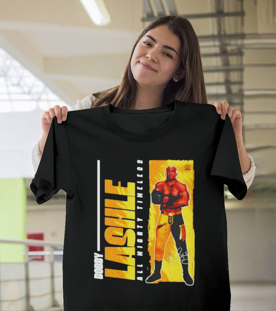 Bobby Lashley WWE All Mighty Timeless Champion T-Shirt