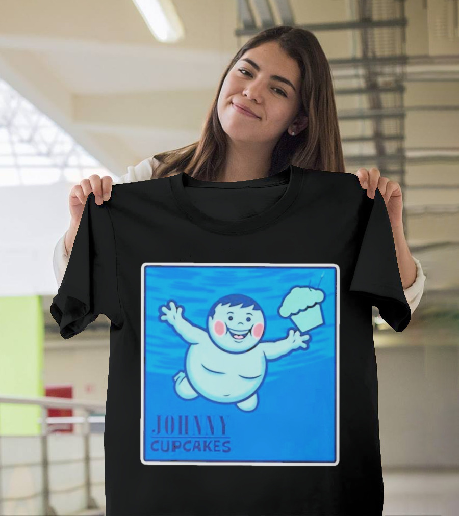 Johnny Cupcakes Swimming Boy with Cupcake T-Shirt