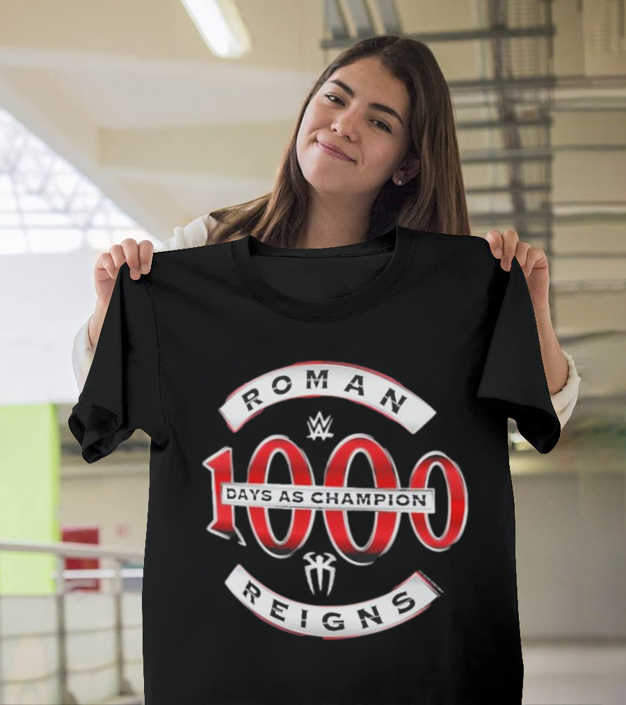 Roman Reigns 1000 Days As Champion WWE T-Shirt
