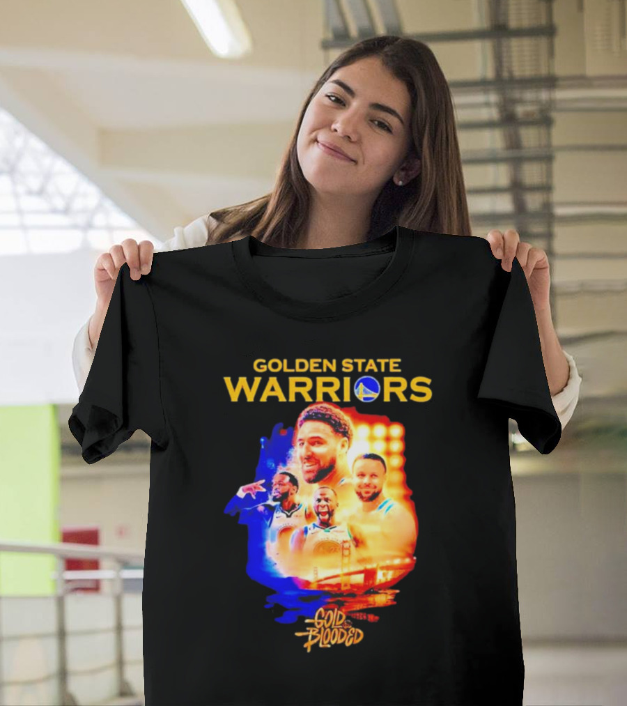 Golden State Warriors Gold Blooded Stephen Curry Klay Thompson Draymond Green T-Shirt