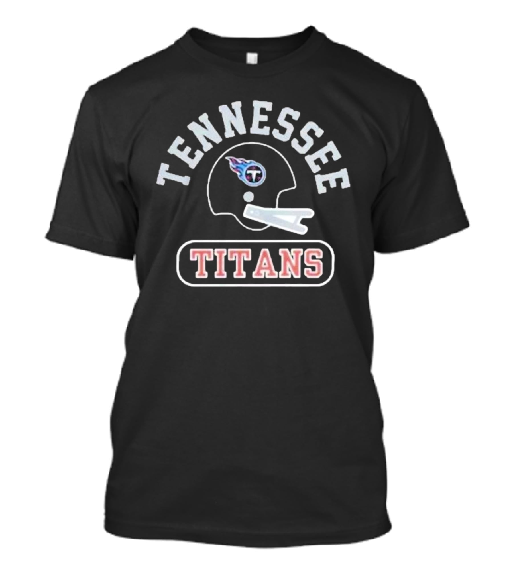 Tennessee Titans Vintage Logo Helmet T-Shirt