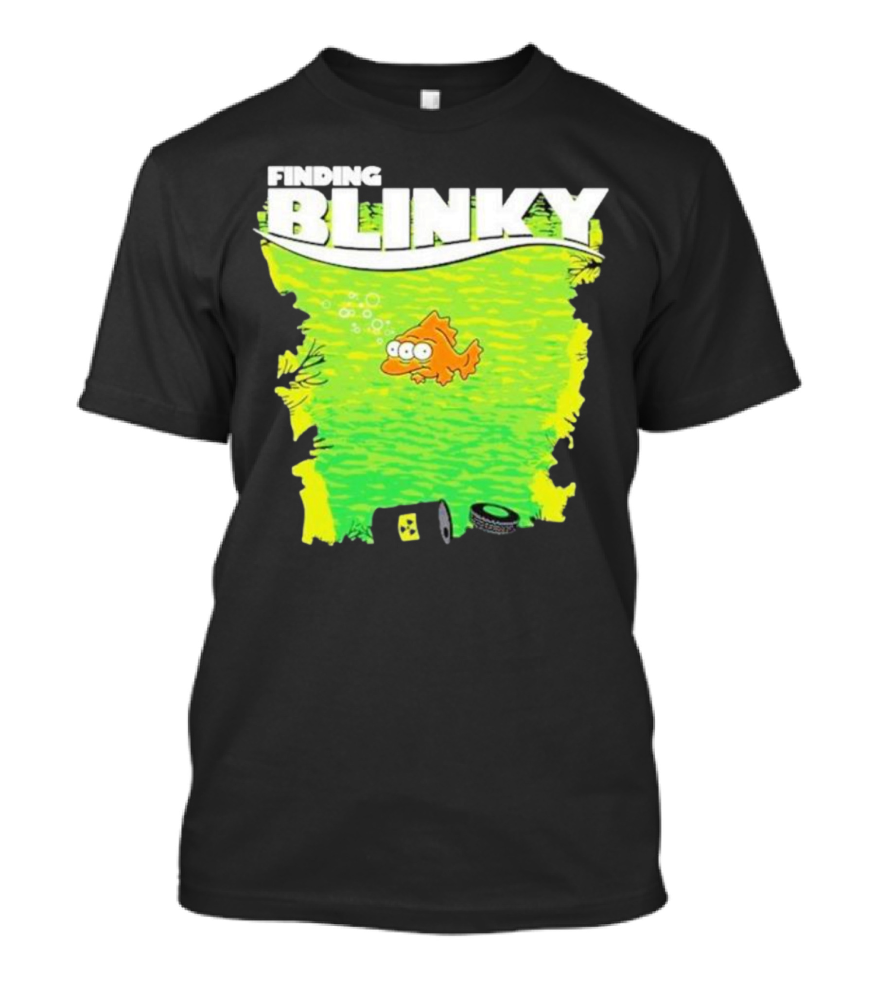 Finding Blinky Three-Eyed Fish Dump Reference T-Shirt