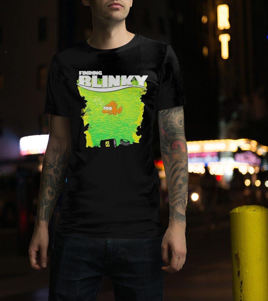 Finding Blinky Three-Eyed Fish Dump Reference T-Shirt