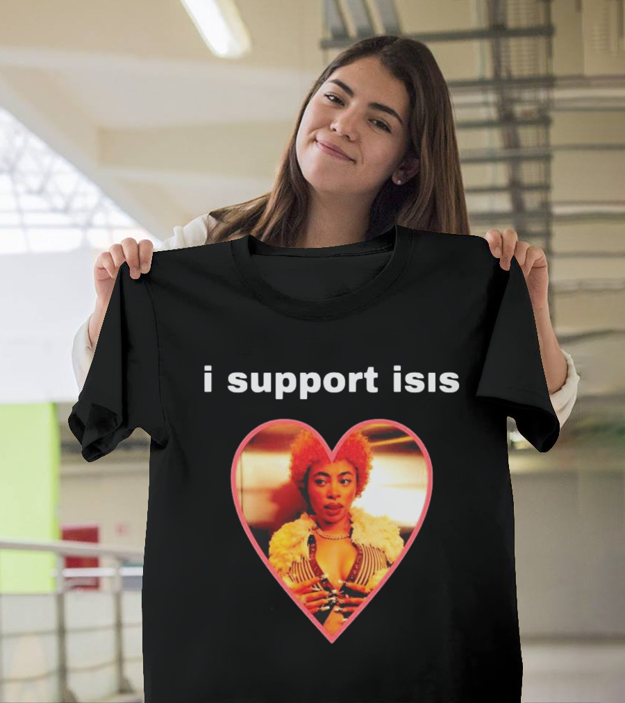 I Support Isis Heart-shaped Image T-Shirt