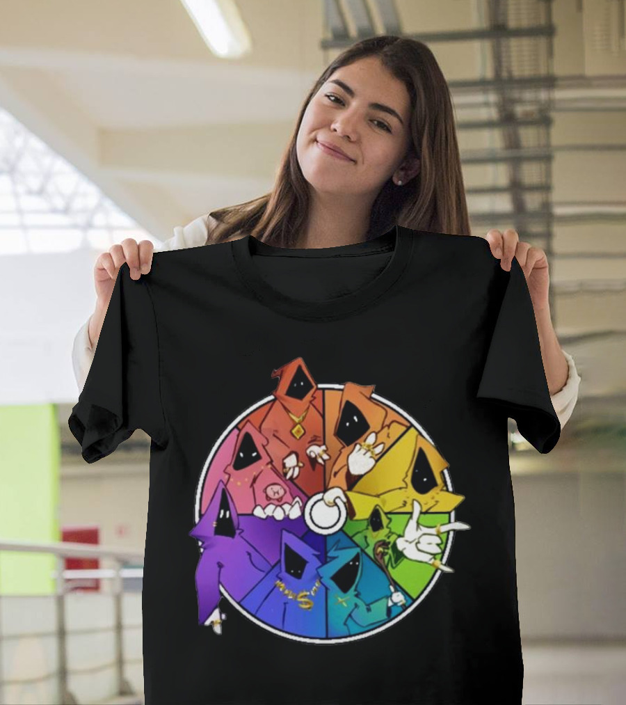 Shadow Wizard Money Gang Rainbow Circle T-Shirt