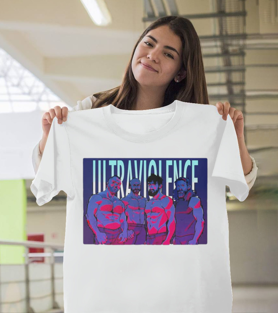 Ultraviolence AEW Wrestlers Neon T-Shirt