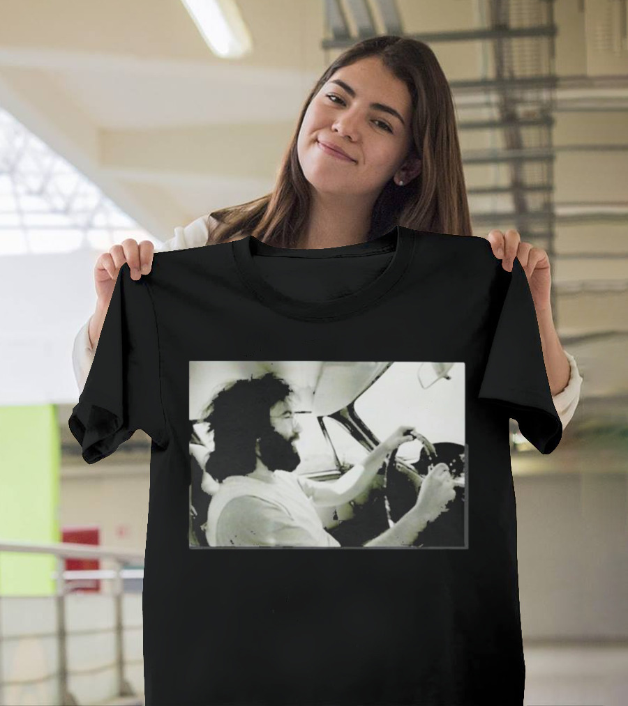 Jerry Garcia Driving Car Grand Prix Racecourse Watkins Glen T-Shirt