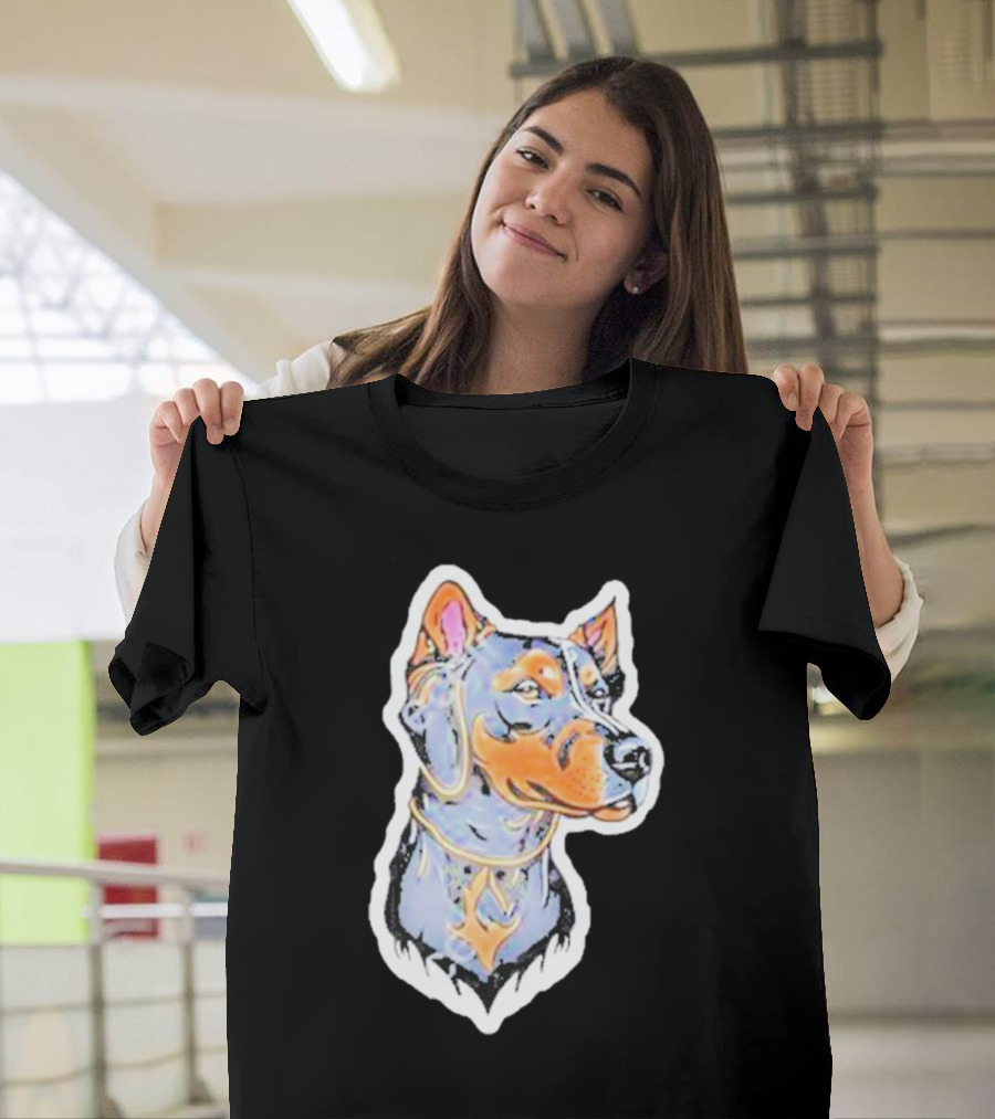 Doberman Pinscher Dog Colorful T-Shirt