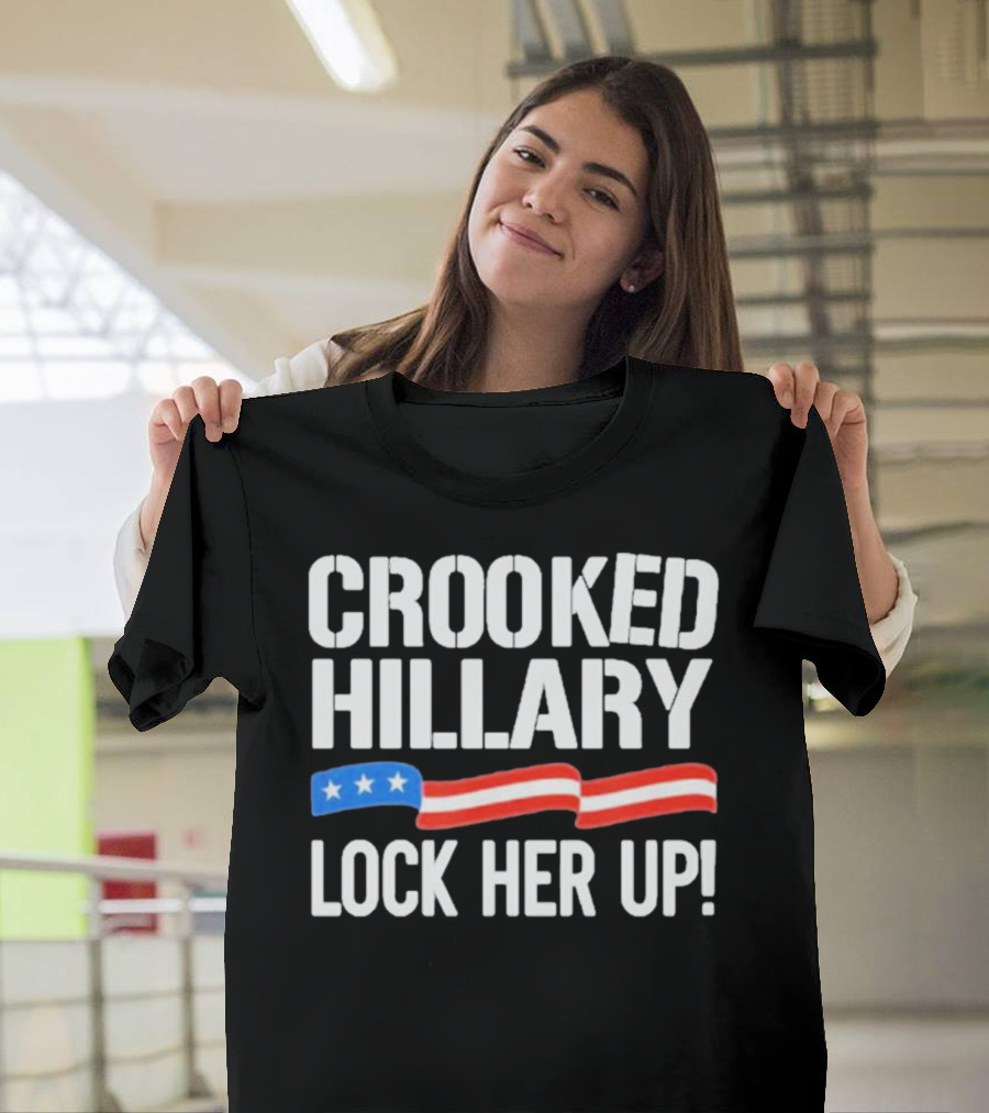 Crooked Hillary Lock Her Up T-Shirt