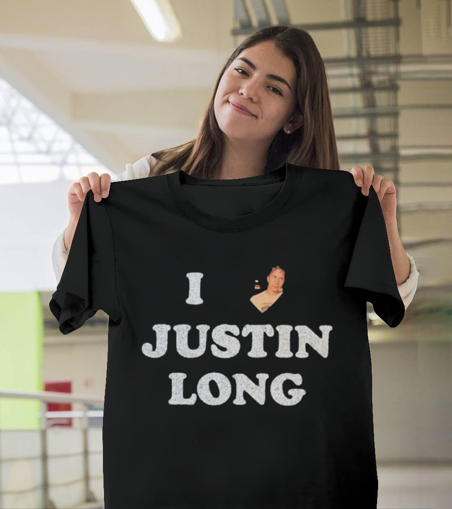I Heart Justin Long Collage T-Shirt