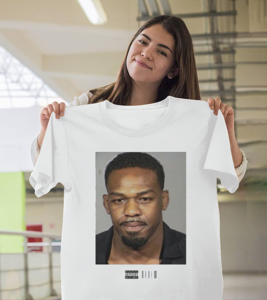 Jon Jones Mugshot UFC Champion Image T-Shirt