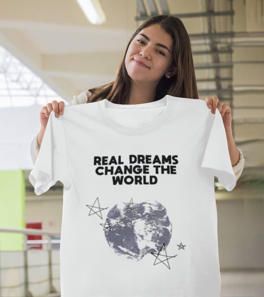 RDCWorld Planet Limited Real Dreams Change The World T-Shirt